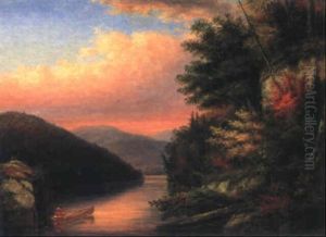 On Lake Memphramagog by Cornelius David Krieghoff