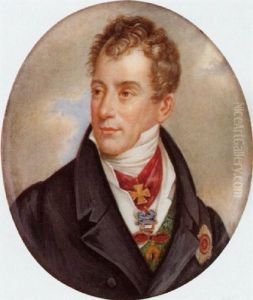Bildnis Des Fursten Metternich Vor Wolkenhintergrund