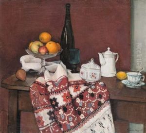 Still-life On The Table by Janos Krizsan