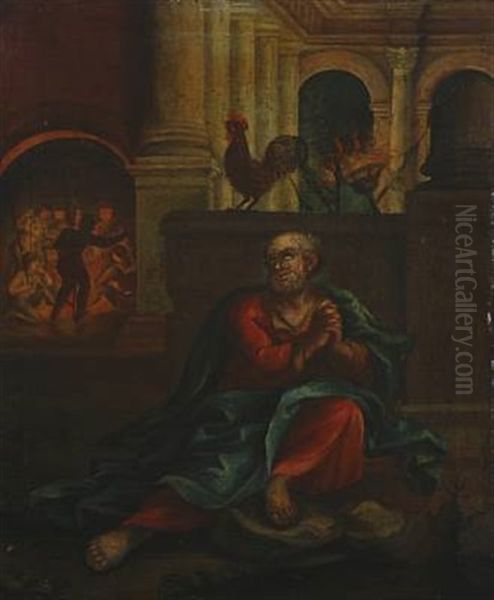 The Penitent Peter And The Crowing Cock - view 1