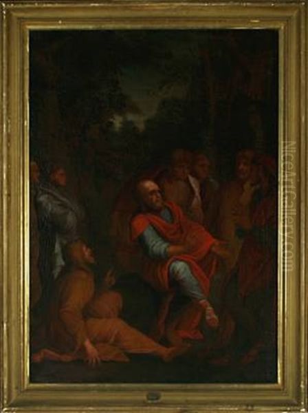 Scene From Acts, An Apostle Spreading The Christian Word - view 1