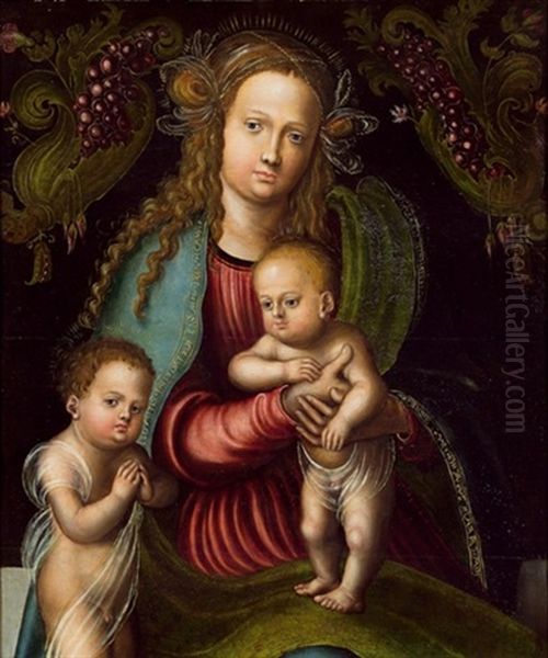 Maria Mit Kind Und Johannesknaben - view 1