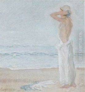 Ung Pige Ved Havet