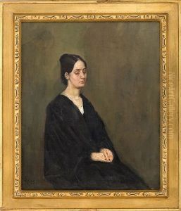 Portrait Of A Woman by Christian Krohg