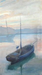 Two Fishing Boats In A Norwegian Fjord