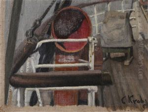 Skipsdekk by Christian Krohg