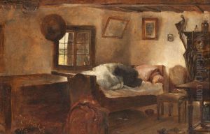 Interieur by Carl Ludwig Friedrich Becker
