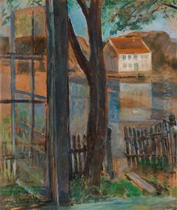 Gjennem Vindrutet (through The Window) by Christian Krohg