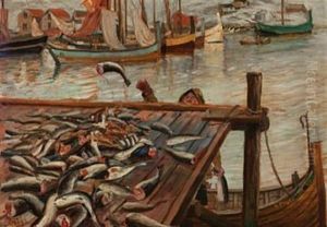 Fersk Fisk by Christian Krohg