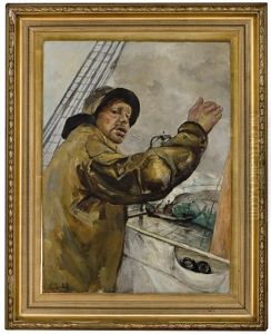A Little Aport by Christian Krohg