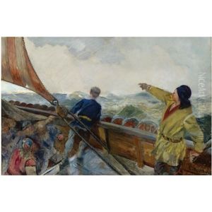 Leif Eriksson Oppdager Amerika (leif Eriksson Discovers America)