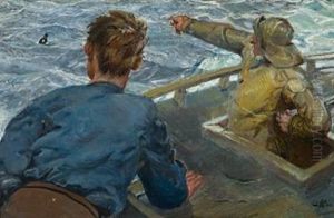 Flaskeposten by Christian Krohg