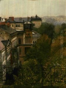 Utsikt Fra Hungerthurm by Christian Krohg