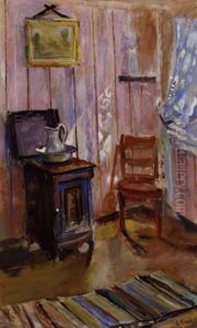 Interior, Formodentlig Fra Kunstnerens Hjem by Christian Krohg