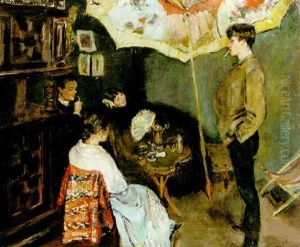 Ett Horn Min Atelier by Christian Krohg