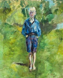 Staende Gutt by Oda Krohg