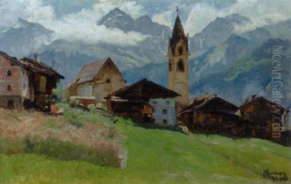 Gebirgsdorf Im Sommer - view 1
