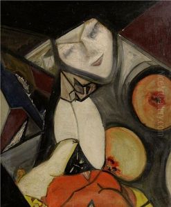 Composition Cubiste Au Masque by Frederico Kromka
