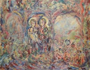 Vierge A L'enfant by Paul Kron