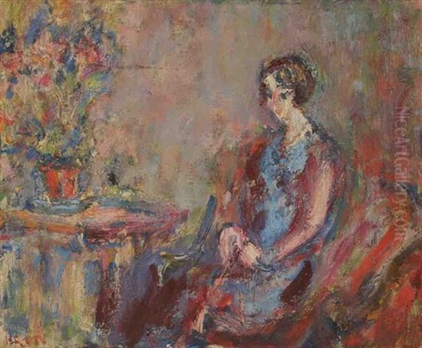 Jeune Fille En Bleu - view 1
