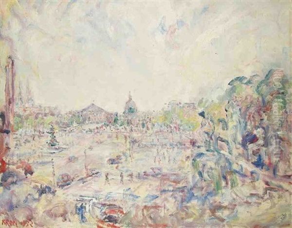 Paris, Place De La Concorde Vue De L'hotel De La Monnaie - view 1