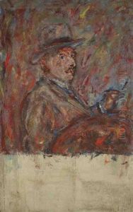 Autoportrait Au Chapeau by Paul Kron