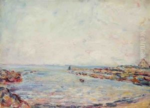 Bord De Mer En Bretagne by Paul Kron