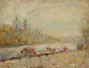 Peniche A Quai by Paul Kron
