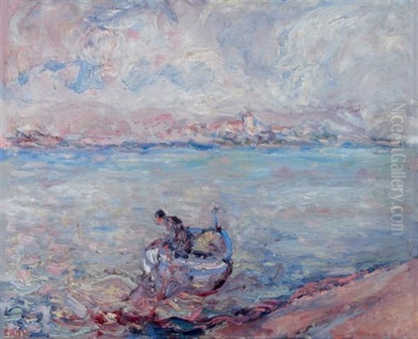 Femme Dans Une Barque - view 1