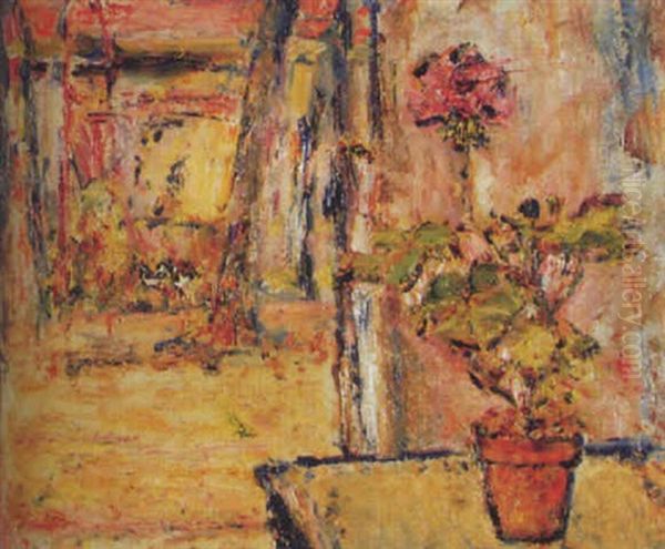 Interieur Mit Geranienstock - view 1