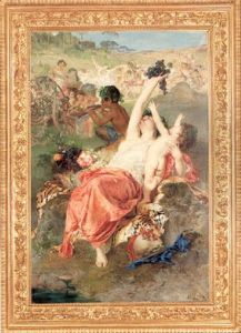 Vilan Bacchant by Julius Johann Ferdinand Kronberg