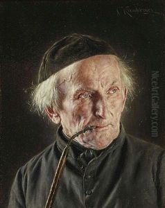 Rauchender Priester