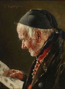 Lesender Bauer Lesender Bauer
