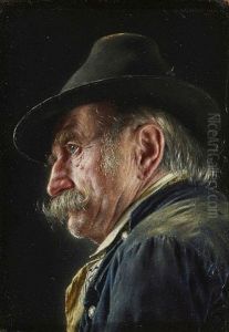 Bildnis Eines Bauern by Carl Kronberger