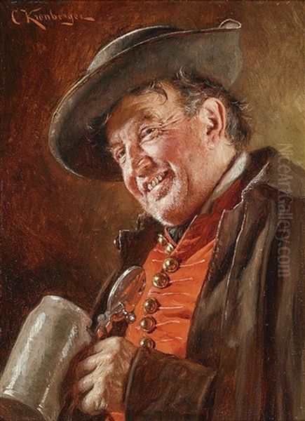 Bauer Mit Bierkrug - view 1