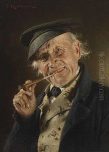 Rauchender Bauer