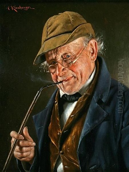 Portrait Of A Smoker - view 1