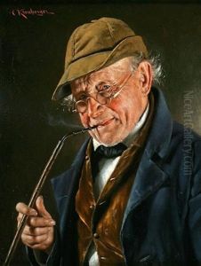 Portrait Of A Smoker