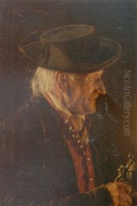 Portrait Of A Rustic Elderly Man