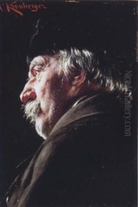 Portrat Eines Alten Mannes by Carl Kronberger
