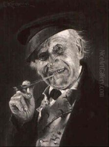 The Cigar Smoker by Carl Kronberger