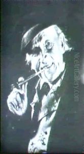Tyroleon Man Smoking A Pipe