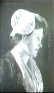 Junge Frau Mit Spitzenhaube Junge Frau Mit Spitzenhaube