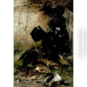 Still Life With Game by Christian (Johann Christian) Kroener