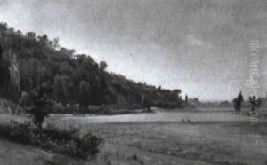 Sommerliches Erntefeld by Christian (Johann Christian) Kroener