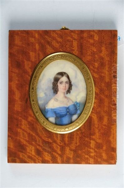 Portrait En Buste De La Princesse Troubetzkoy, En Tenue De Demoiselle D'honneur De L'imperatrice Alexandra Feodorovna (1798-1860) - view 1