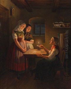 Was Steht In Den Karten? Signiert by Wenzel Kroupa