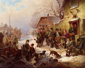 Jagdgesellschaft by Wenzel Kroupa