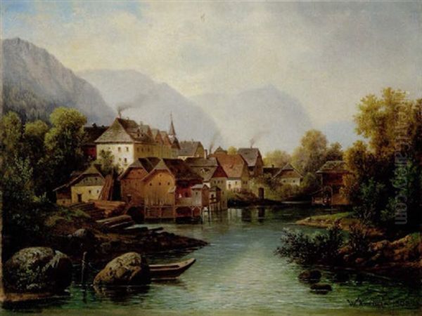 Partie An Der Traun Bei Gmunden - view 1