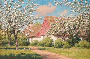 Farmstead by Johan Fredrik Krouthen